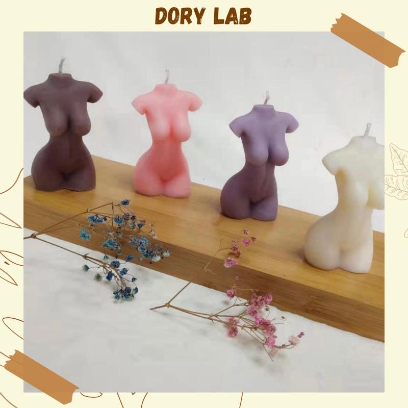 Nến Thơm Decor Body Cô Gái Handmade Không Khói, Phụ Kiện Chụp Ảnh - Dory Lab