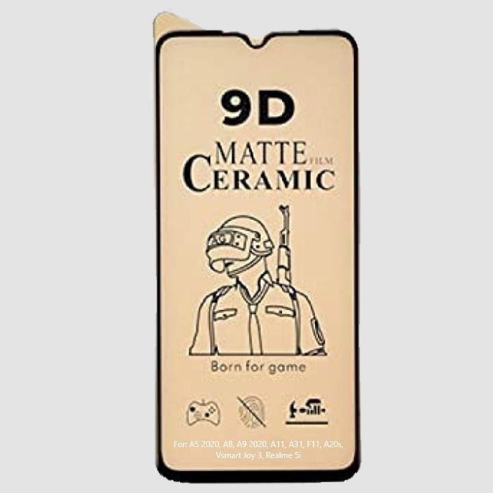 Kính Cường Lực cho Samsung A20s Nhám Chống Vân Tay