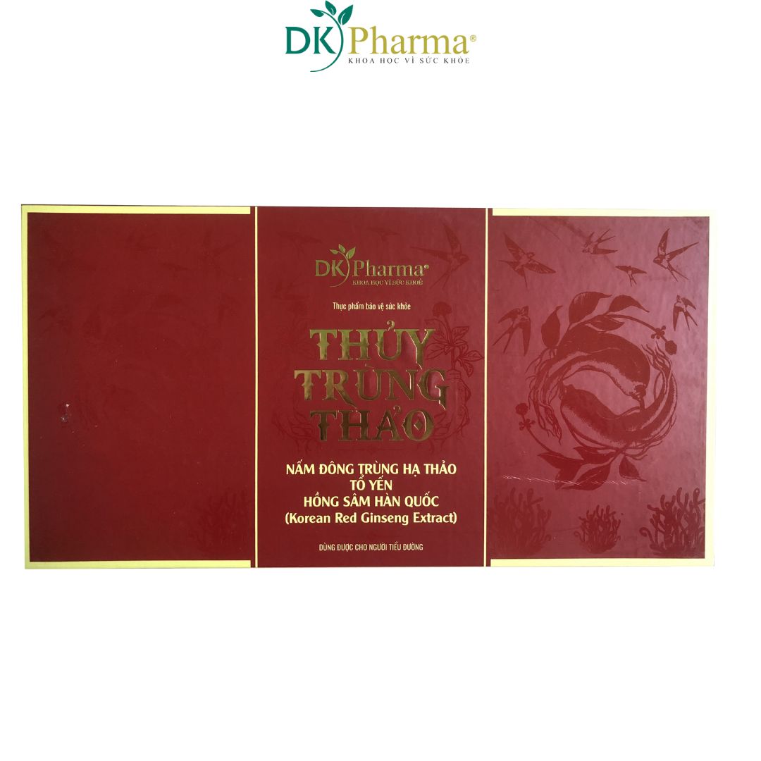 Thủy Trùng Thảo - Kết hợp đông trùng hạ thảo, yến sào, nhân sâm - Tăng cường sức khỏe, chống lão hóa, đẹp da