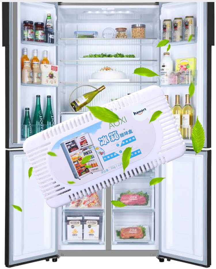 Hộp Hút Mùi Tủ Lạnh Chất Khử Mùi Chống Hôi Tủ Lạnh AOXI Than Hoạt Tính 12x6cm
