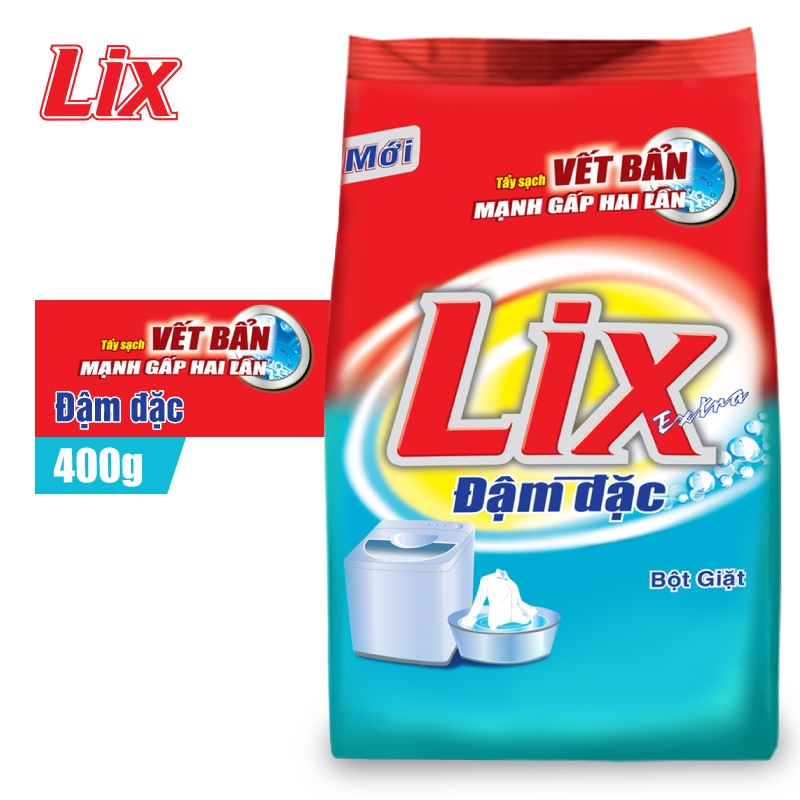 Bột giặt LIX extra đậm đặc 400g ED001