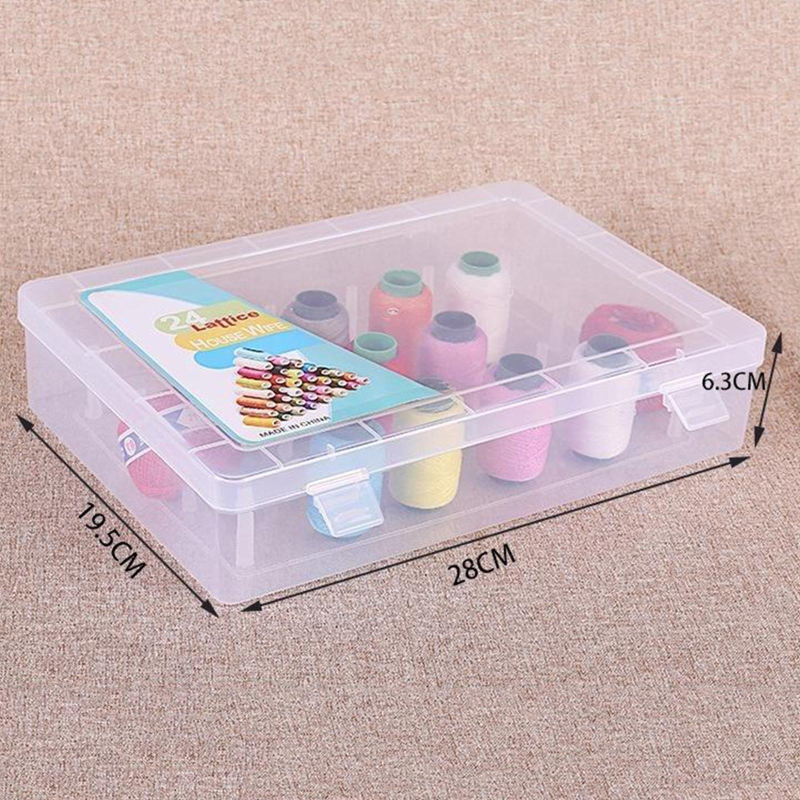 2pcs Embroidery Floss Thread Storage Organizer Box Sewing Thread Bobbins Holder