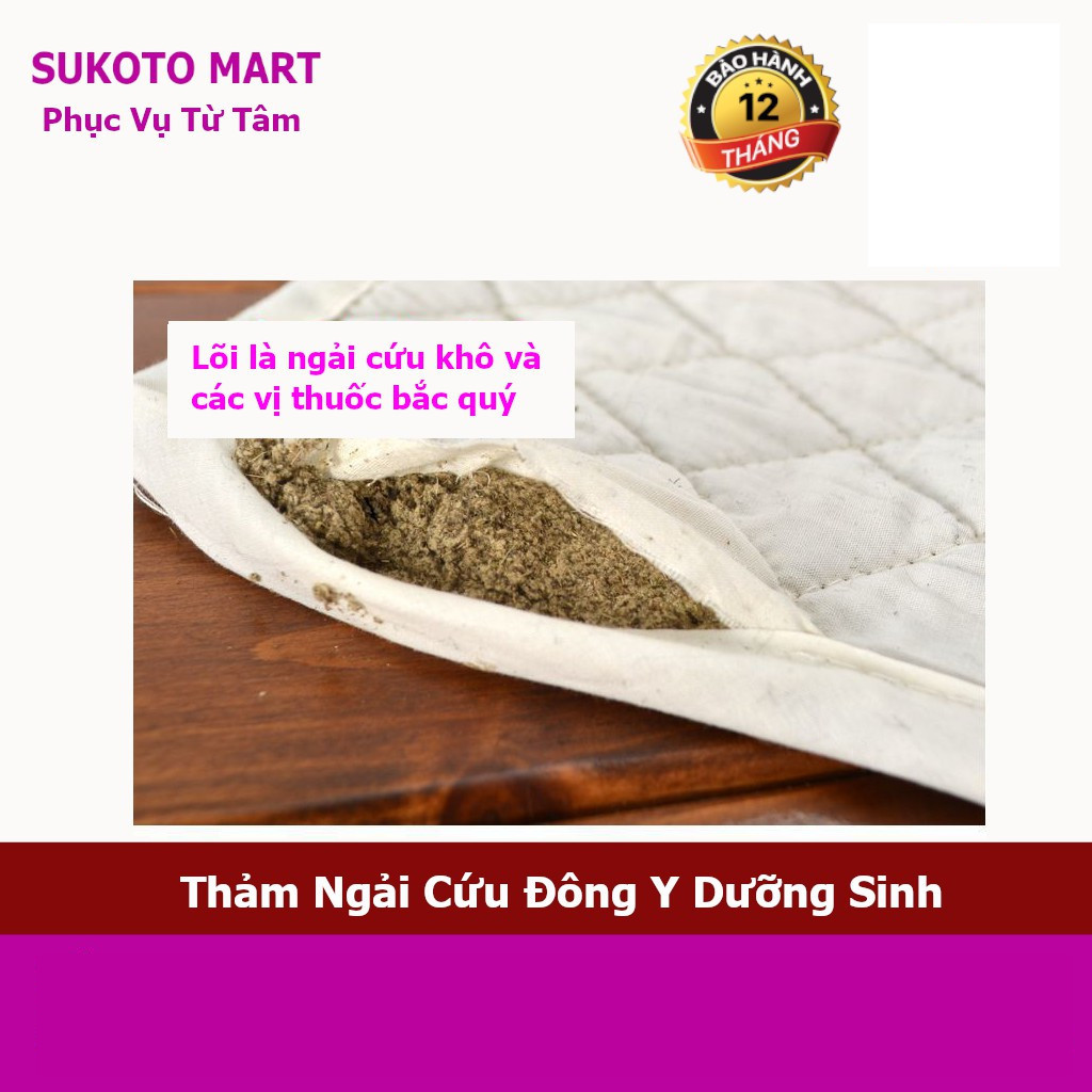 Thảm Ngải Cứu Đông Y Ngủ Ngon- Chườm Nhiệt Cao Cấp