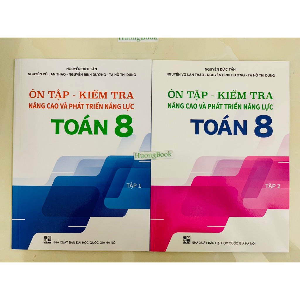 Sách - Combo Ôn Tập - Kiểm Tra Nâng Cao Và Phát Triển Năng Lực Toán 8