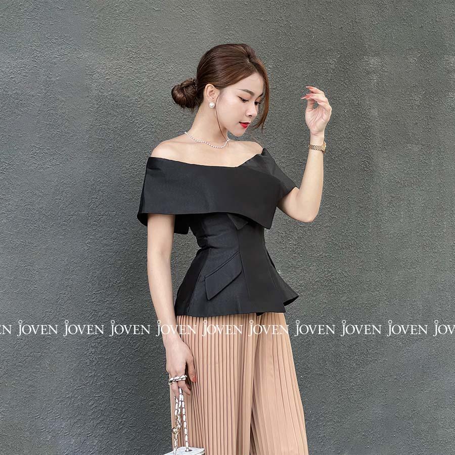 Áo peplum trẹt vai Joven