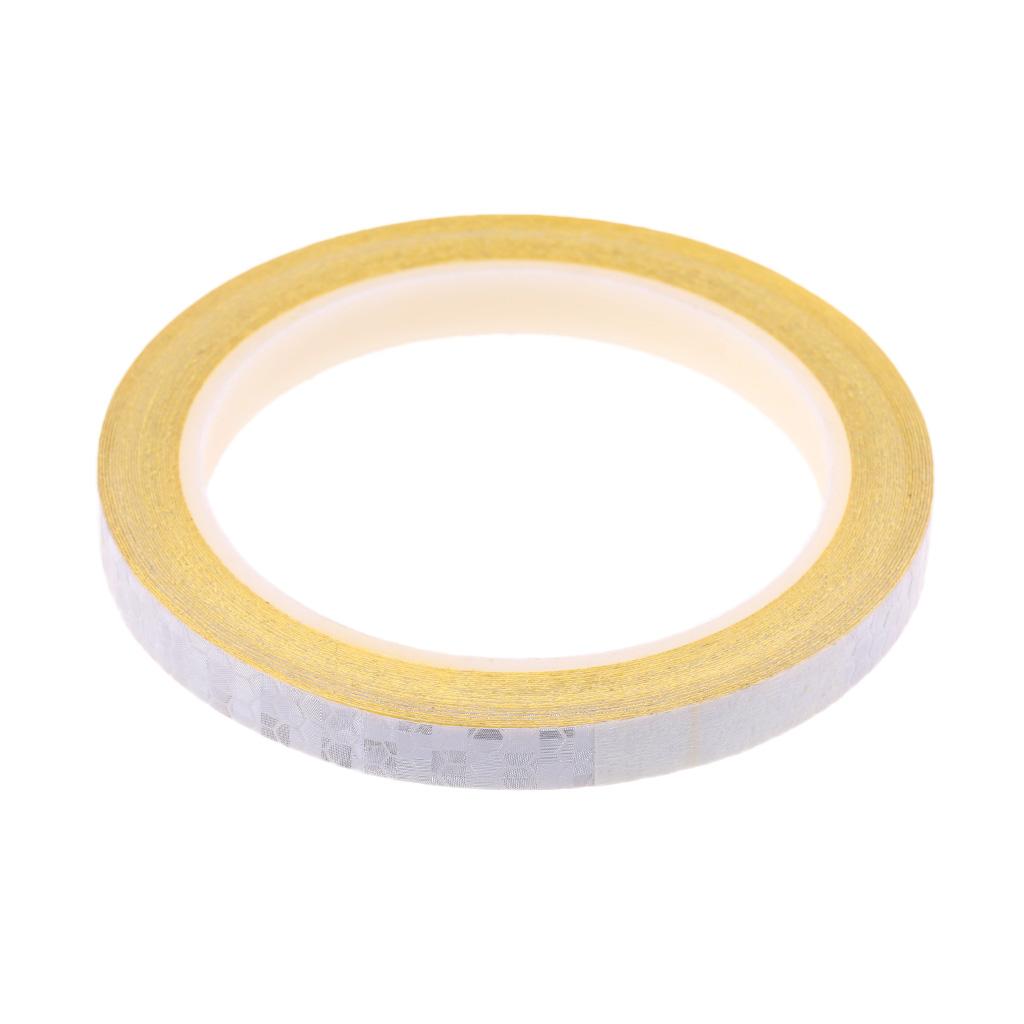 Bike Reflective Sticker Cycling Reflector Tape Bicycle Accessories -White