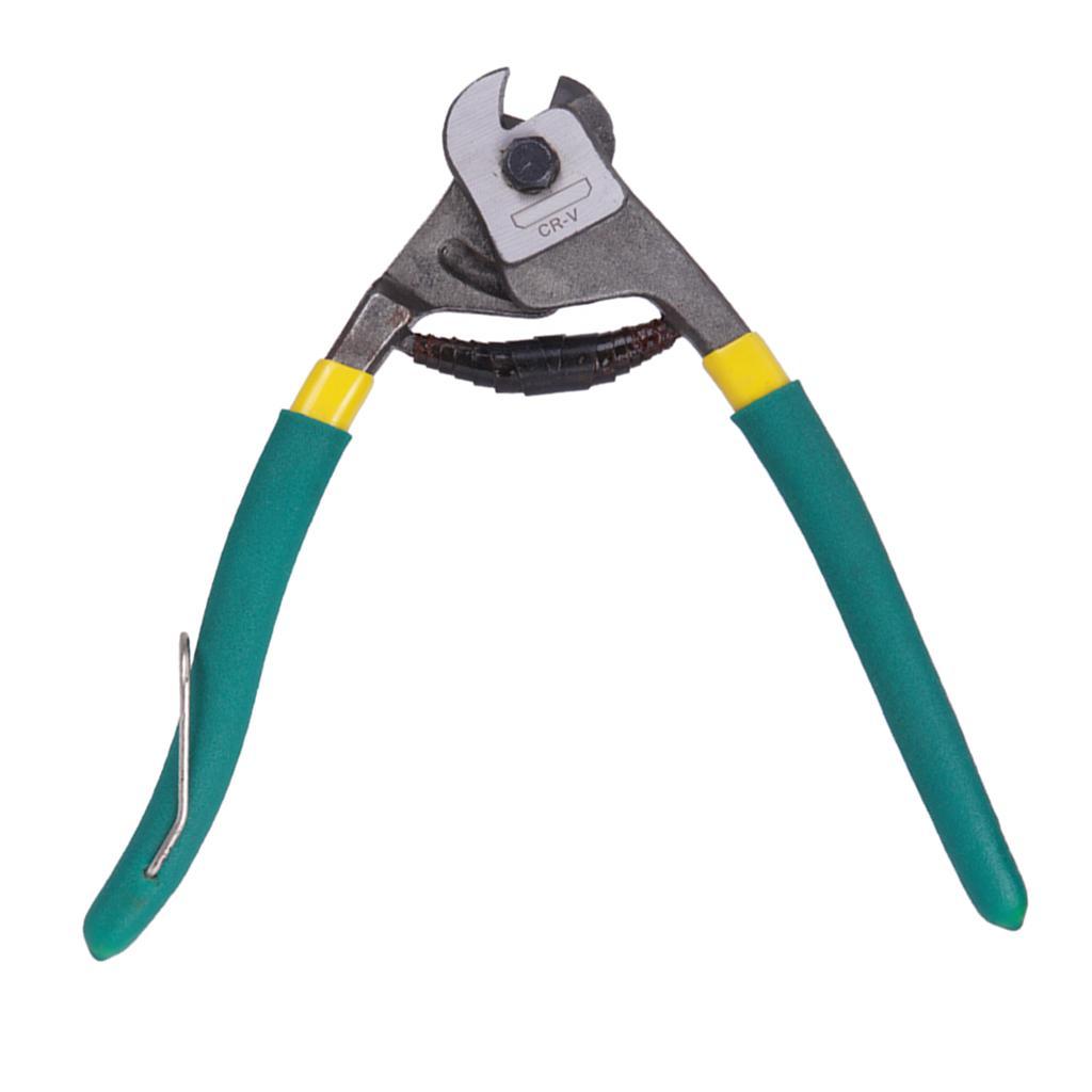 Heavy-Duty Carbon Steel Wire Nipper Bike Brake Cable Cutter Line Clamp
