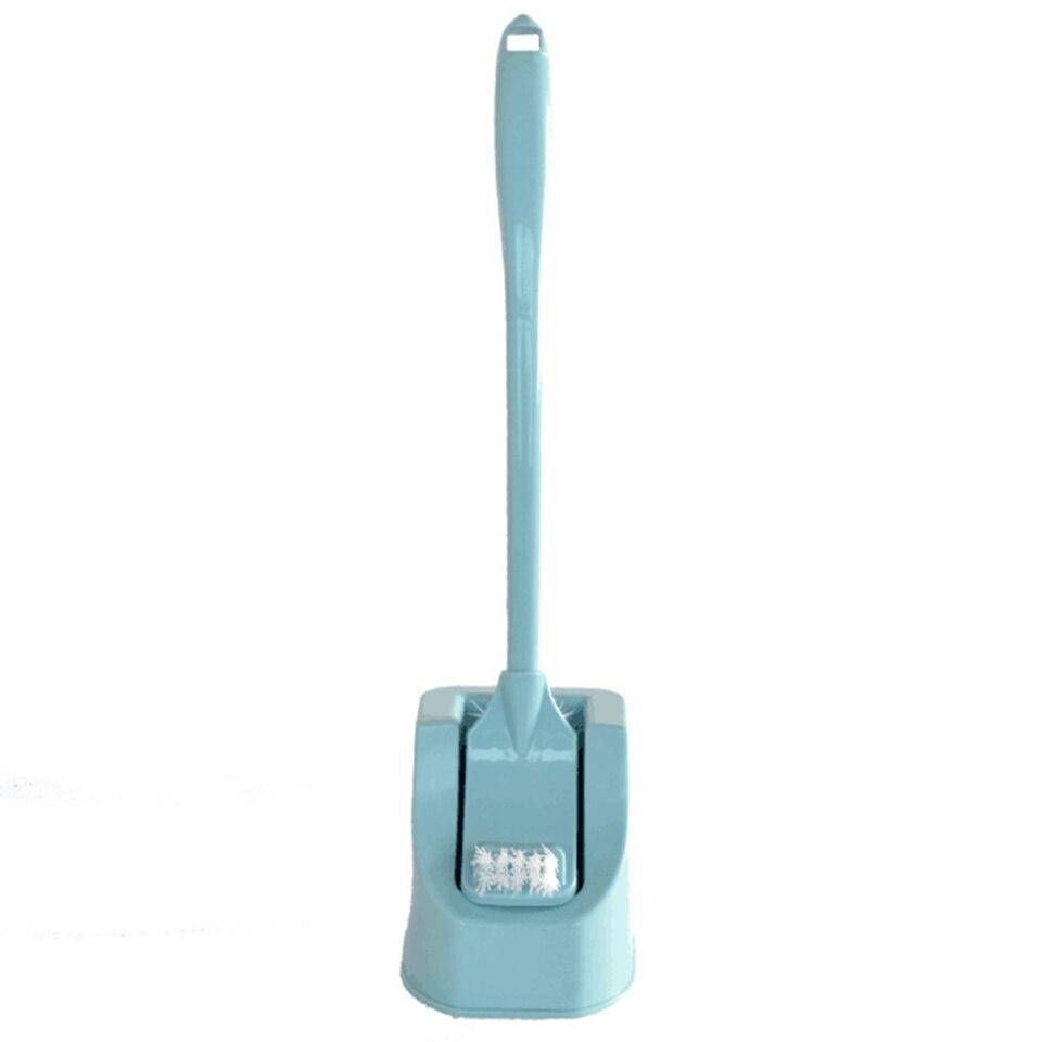 1pc Bathroom Replacement Portable Long Handle Cleaning Tool Toilet Brush Lavatory Brush Toilet Brush & Holder Set