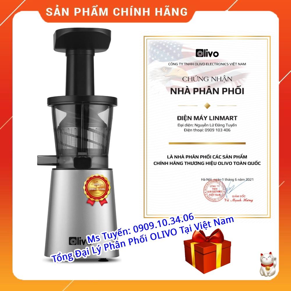 [HÀNG CHÍNH HÃNG] Máy Ép Chậm Olivo SJ210 - Thương hiệu Mỹ - Ép Trái Cây, Rau Cải không lo kẹt Bã, Dễ Vệ Sinh (olivo sj 210)