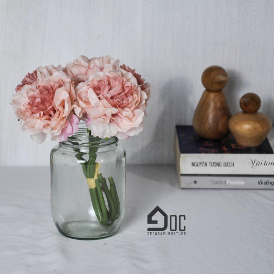 Hoa giả, bó hoa chi mẫu đơn loại 1 Góc decor