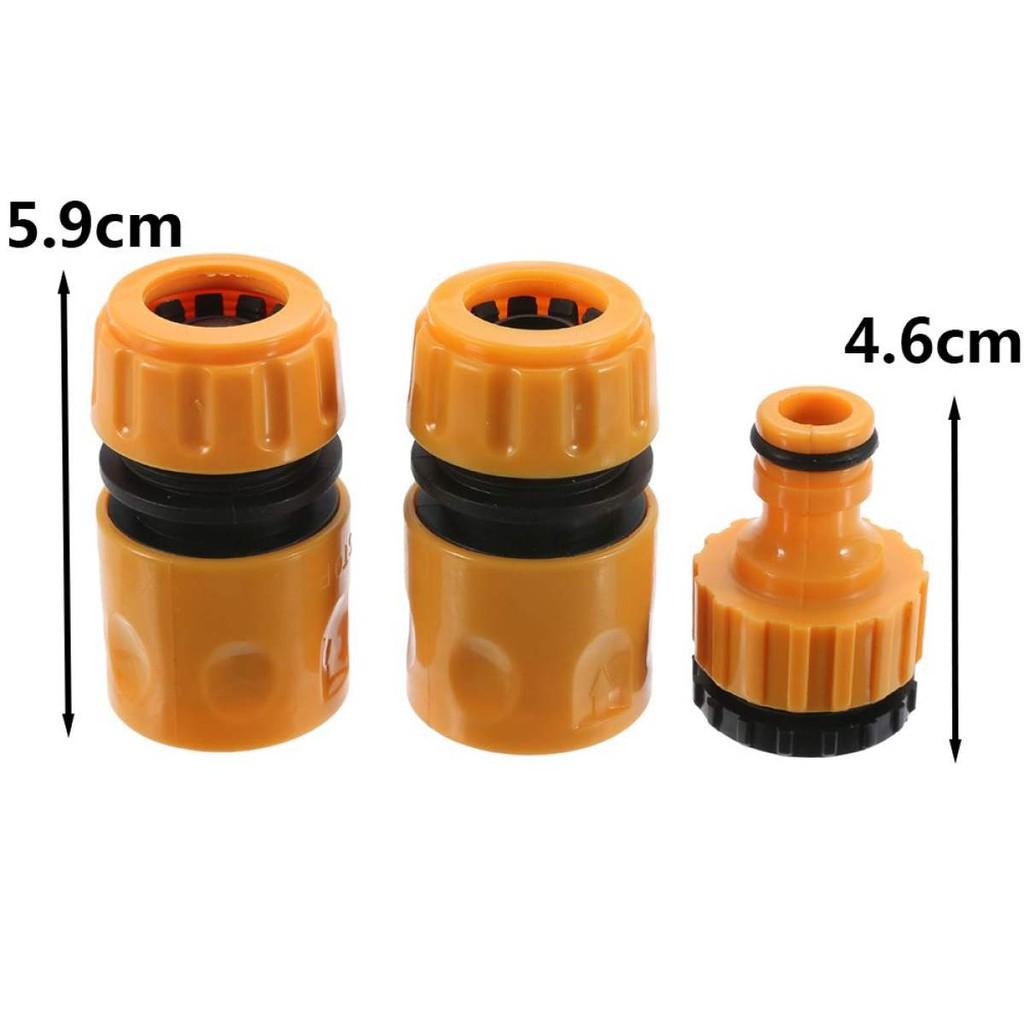 Đầu nối ống nước, đầu nối nhanh - Bộ 3 đầu nối vòi nước tưới cây