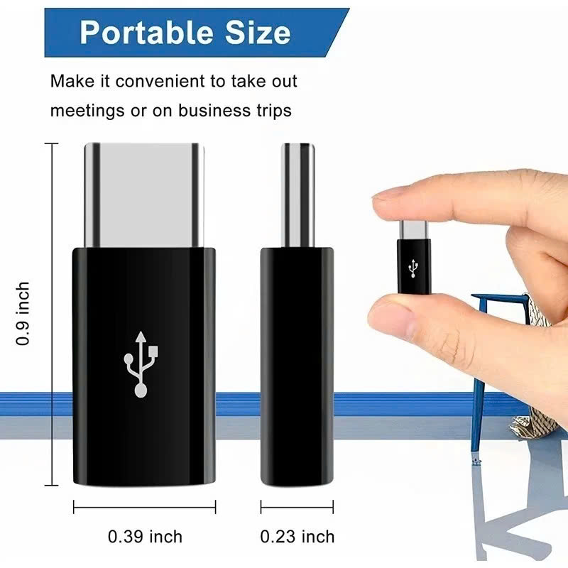 Đầu Chuyển Đổi Cổng Micro Usb Sang Type C - Hàng Nhập Khẩu