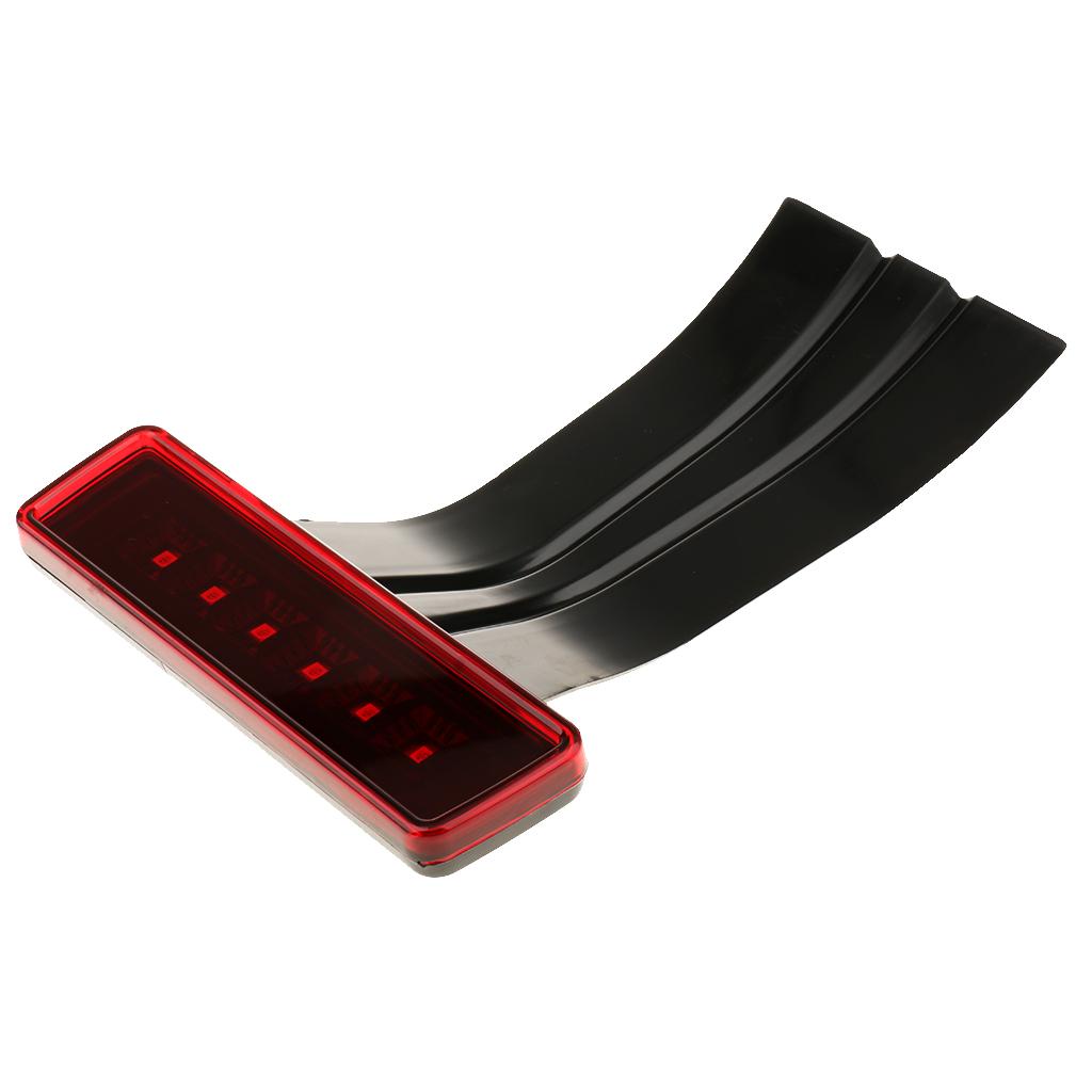 3rd Brake Red LED Light Red Lens Black Bracket for 07-17 Jeep JK Wrangler