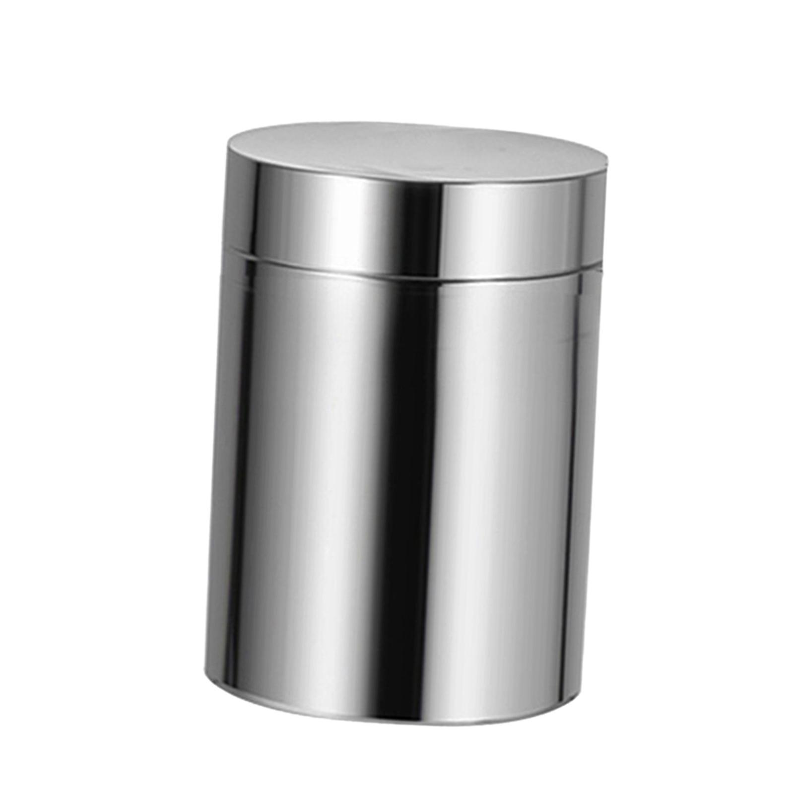 Mini Tea Storage Containers Organizer Round Tin Can Box for Tea Coffee