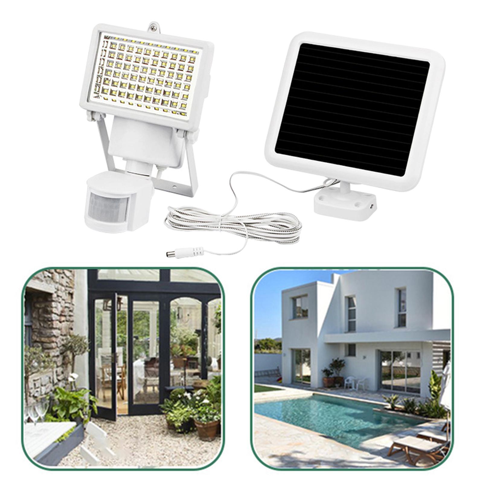 Solar Street Light Waterproof Wall Lights Spotlights for Yard Patio Driveway