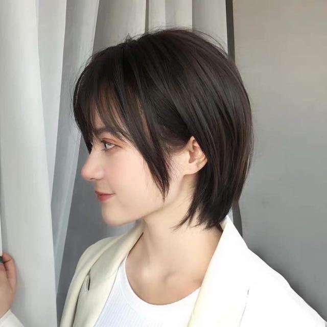 Tóc giả cao cấp tóc giả cúp tomboy cao cấp- tặng lươi chùm tóc