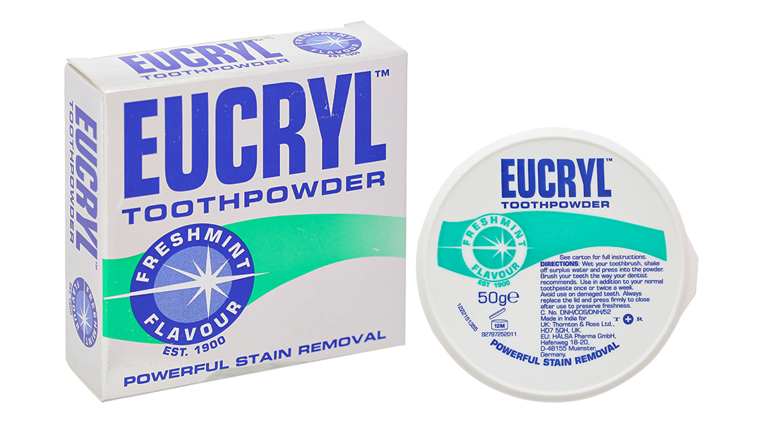 Eucryl Làm Trắng Răng - Bột Tẩy Trắng Răng Eucryl Powerful Stain Removal Toothpowder 50g