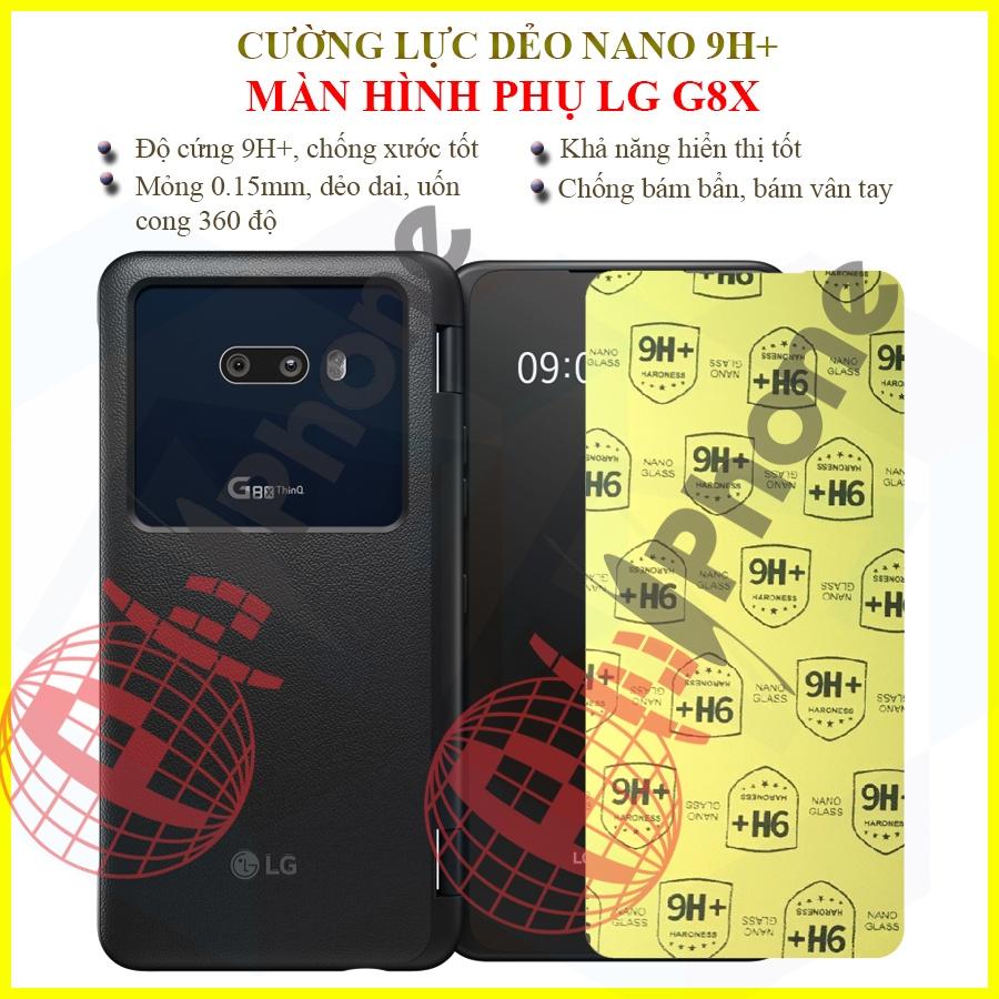 Dán cường lực dẻo nano bảo vệ màn hình phụ dành cho  LG G8X