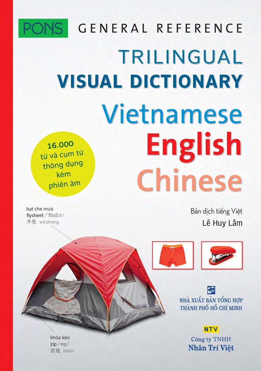 PONS GENERAL REFERENCE – TRILINGUAL VISUAL DICTIONARY Vietnamese–English–Chinese