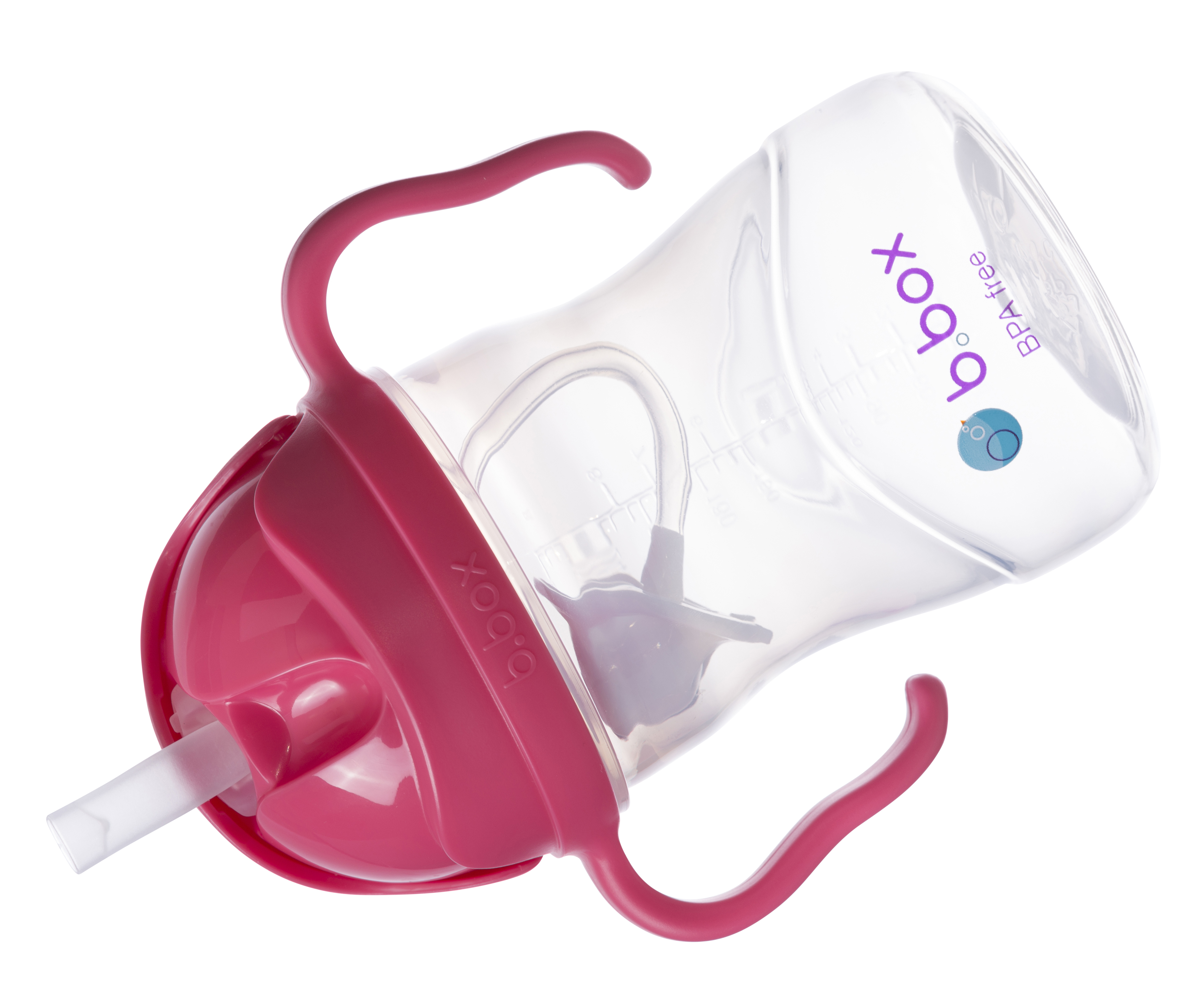 B.box Disney Bình nước 360 độ cho bé tập uống nước 240ml - Hồng Dâu