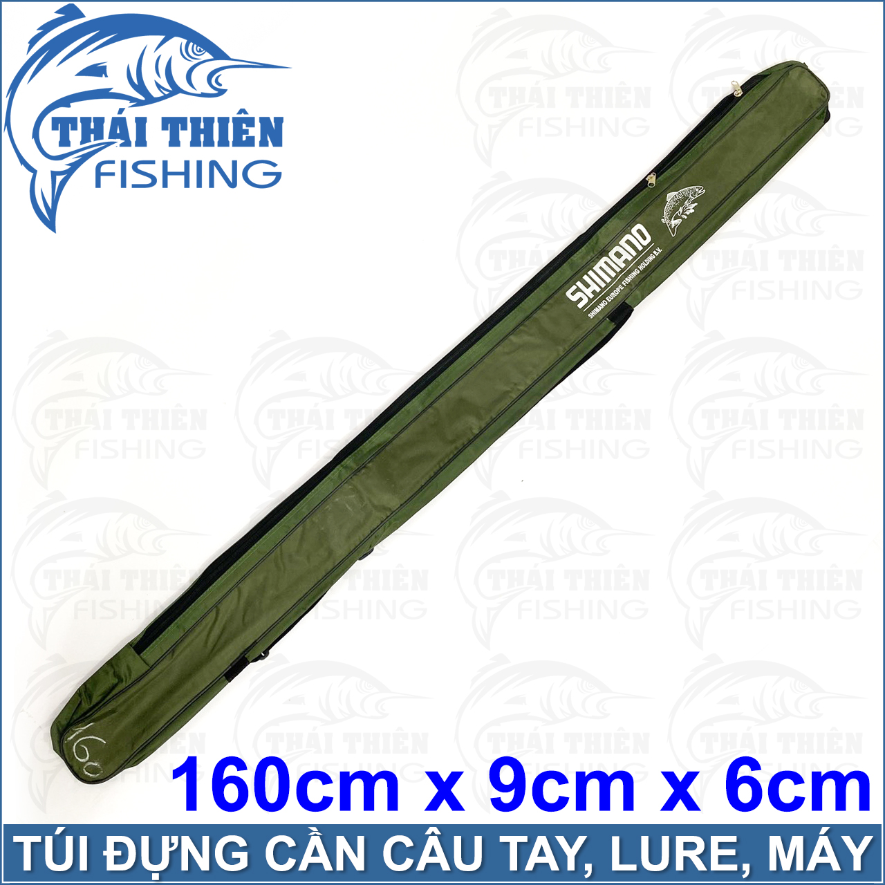 Túi Đựng Cần Câu Tay, Lure, Máy Shinano Có Chống Thấm, Dây Đeo, Quai Xách