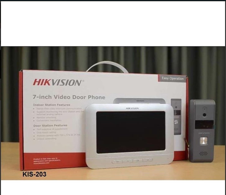 Bộ chuông hình màu Analog HIKVISION DS-KIS203T-hàng chính hãng