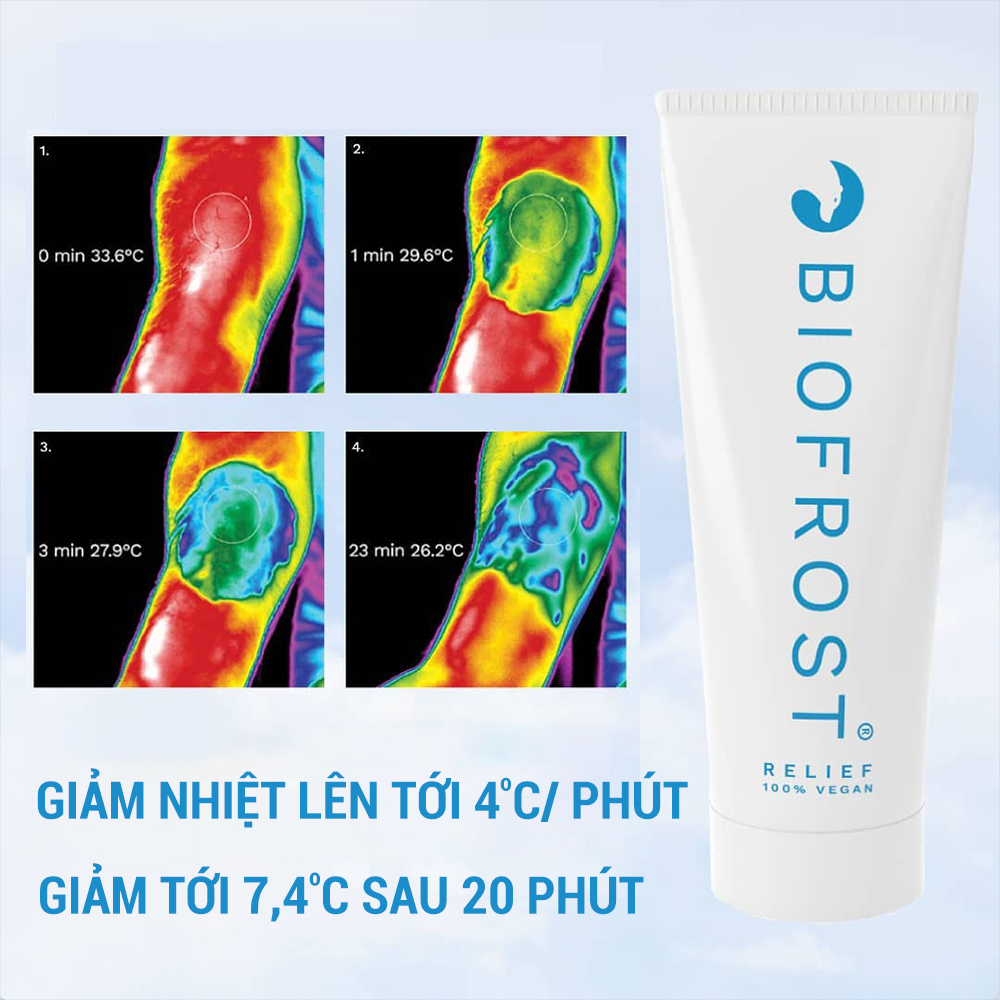 Gel bôi hỗ trợ giảm đau lạnh Biofrost Pain Relief GF002BF