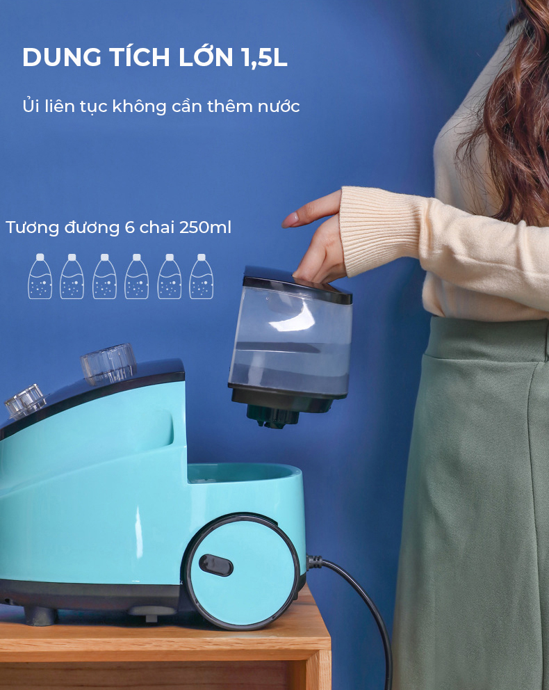 Bàn ủi hơi nước cây đứng Y699 bàn ủi kèm kệ đa năng loại cây đứng