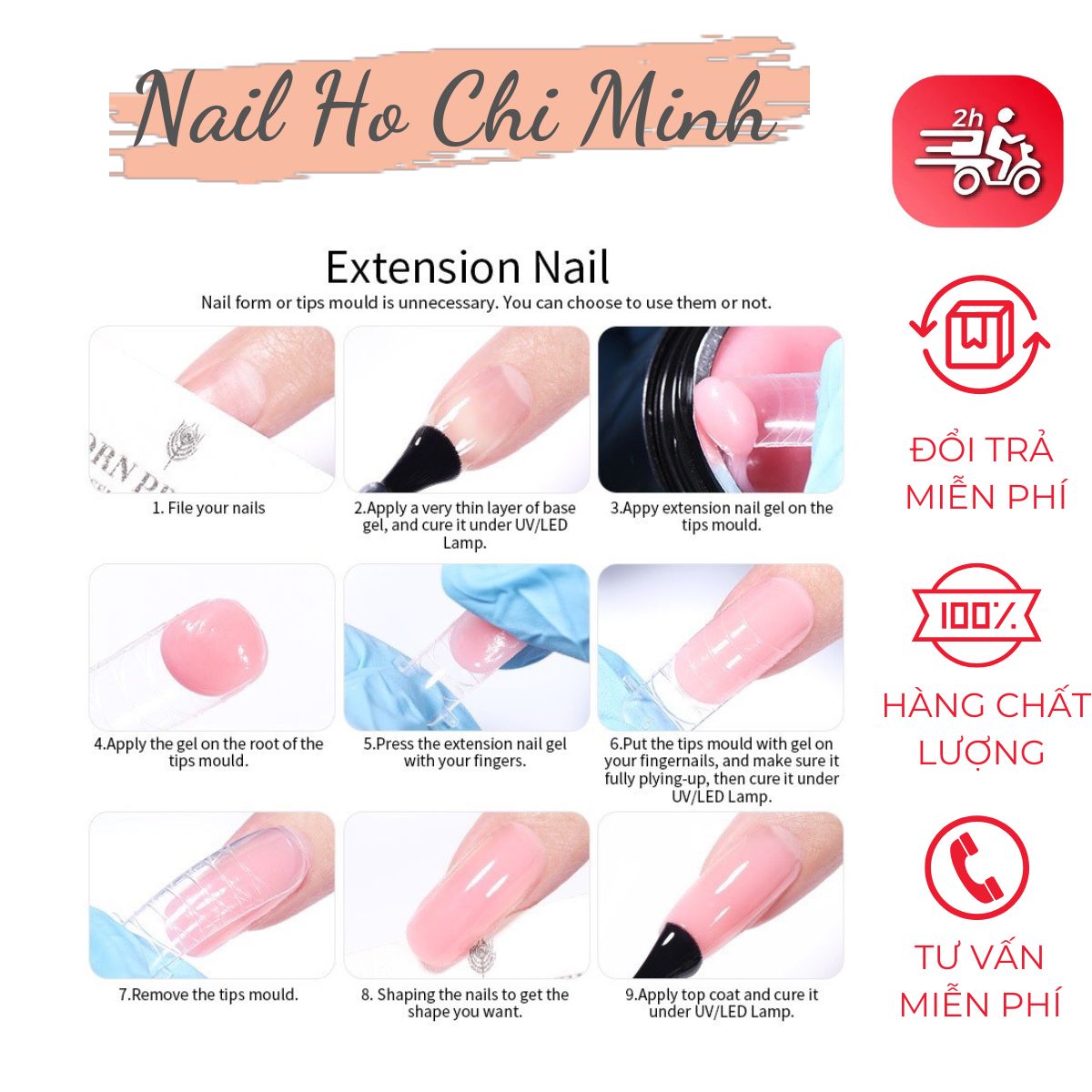 [Sản phẩm mới]Gel định hình Huaxi gắn móng úp,nặn charm, định hình móng, gel gôm... chuyên dụng hủ lớn 30g