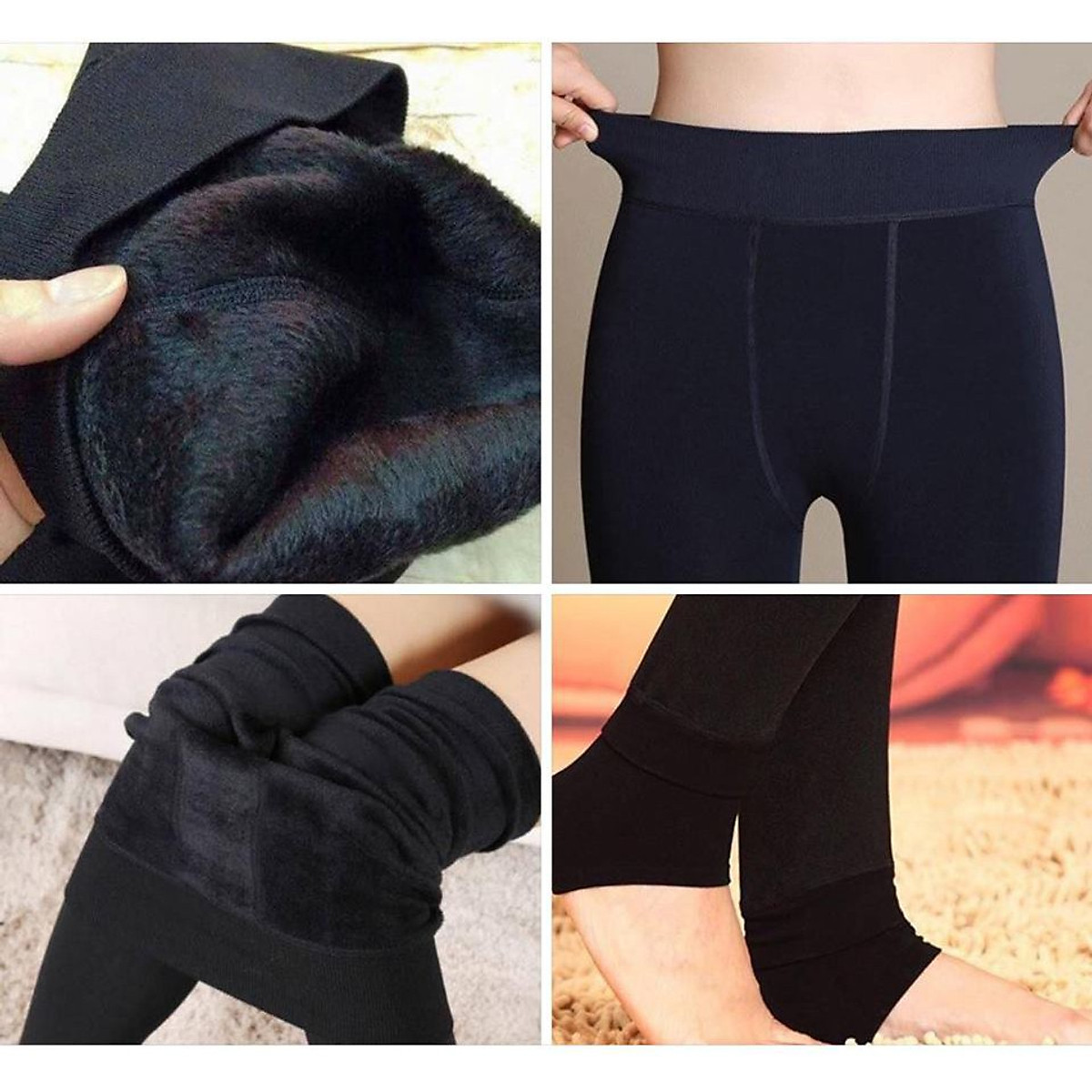 Quần LEGGING lót lông siêu mịn siêu ấm