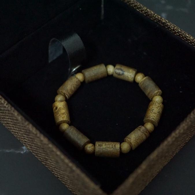 Vòng đeo Tay Trầm Hương Nam-Nữ - Trầm Tốc tự nhiên - Trúc 10 Ly