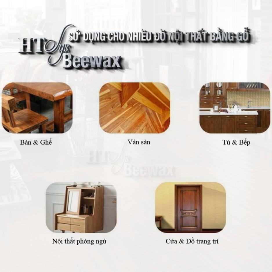 Sáp ong Beewax lau đánh bóng sàn đồ gỗ nội thất 3 tác động làm mới chống thấm nước [ĐỔI TRẢ 48H]