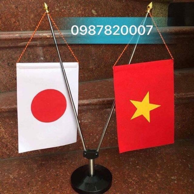 Cờ để bàn Việt nam nhật bản