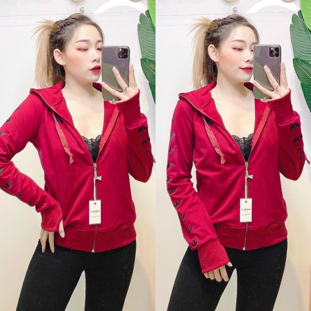 Áo khoác nỉ thun coton da cá chống nắng cao cấp nhiều màu MS047 Freesize 40- 56kg