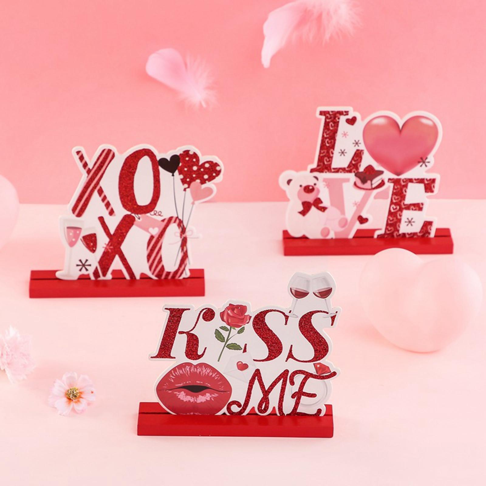Romantic Valentine's Table Decoration Centerpieces for Engagement Valentines