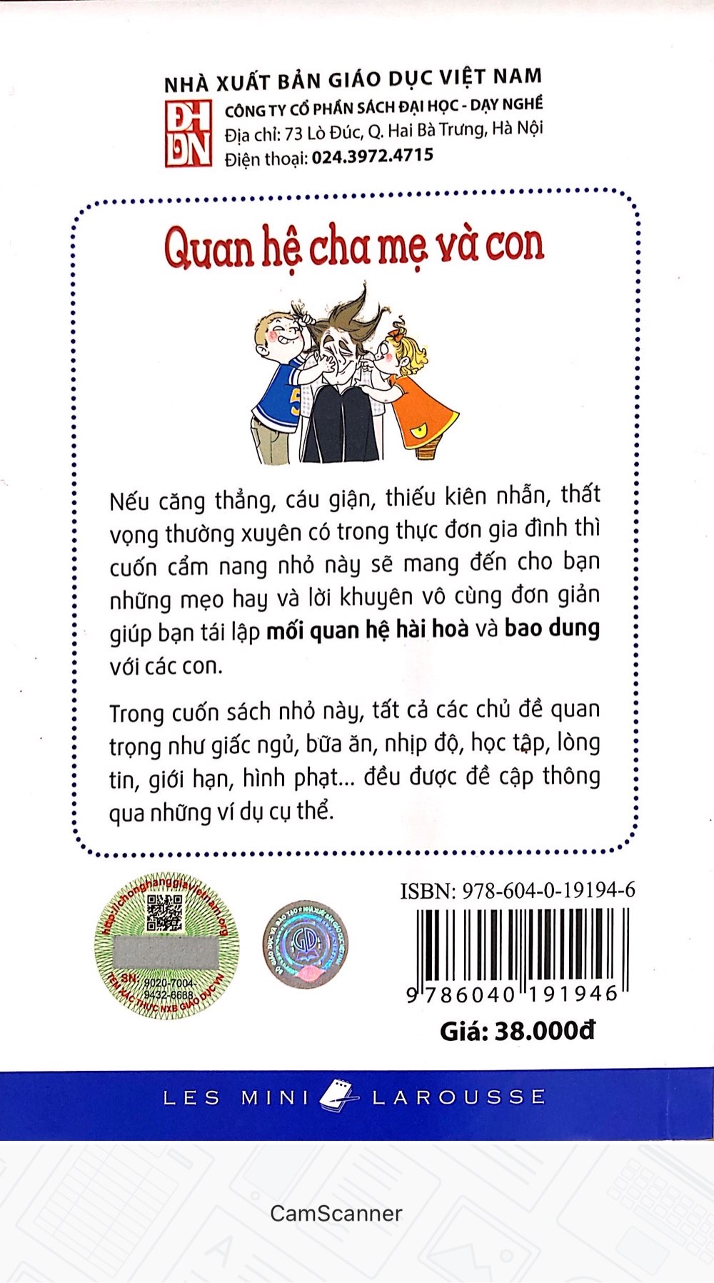 50 Quy tắc vàng - Quan hệ cha mẹ và con
