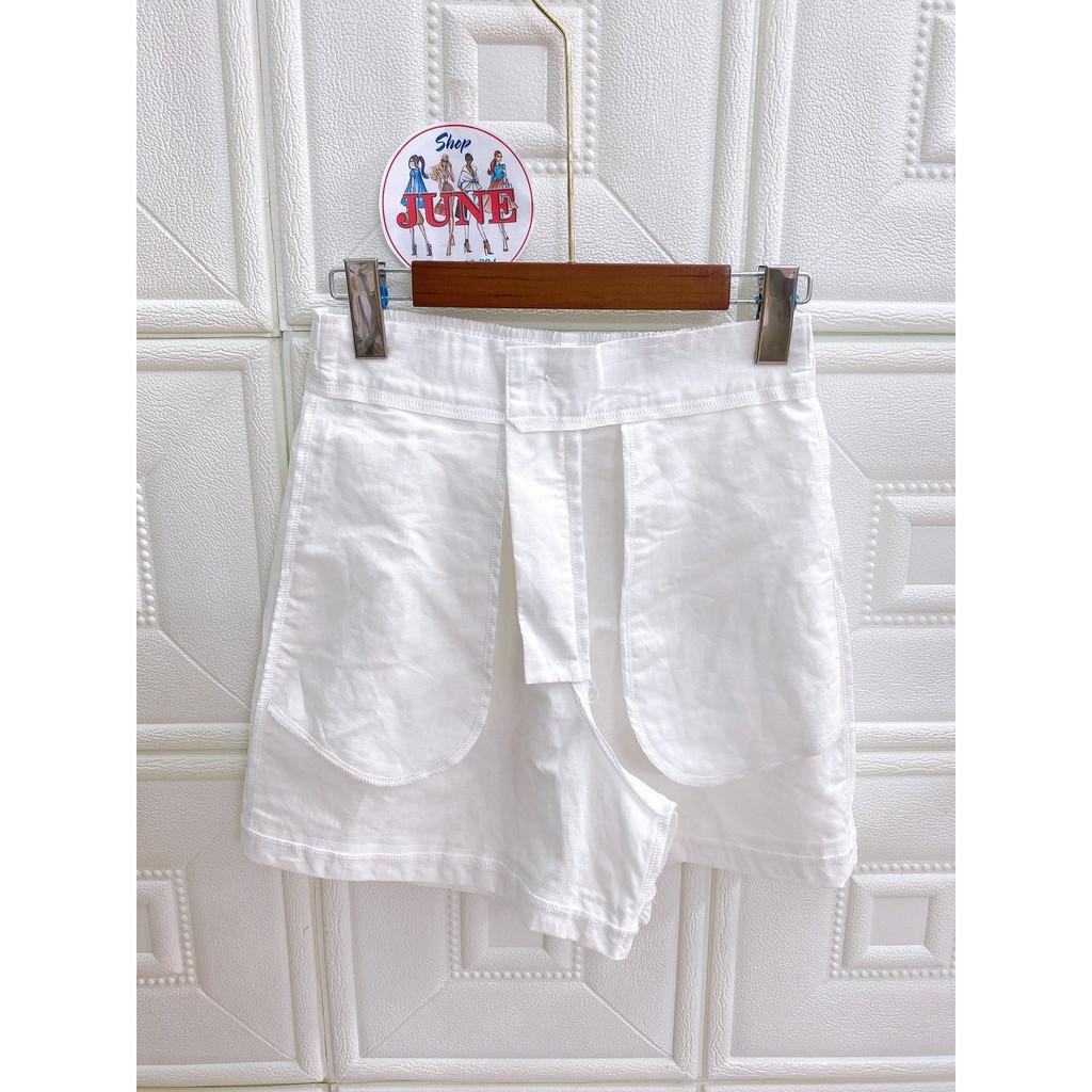 Quần short LINEN TƯNG Nhiều màu - Bigsize. Form rộng, hai túi sâu rộng. Hình thật. JUNE Q02