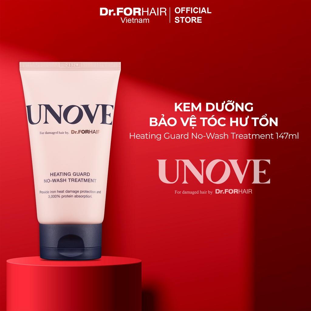 Kem dưỡng không cần xả bảo vệ tóc DR.FORHAIR UNOVE Heat Guard No Wash Treatment 147ml