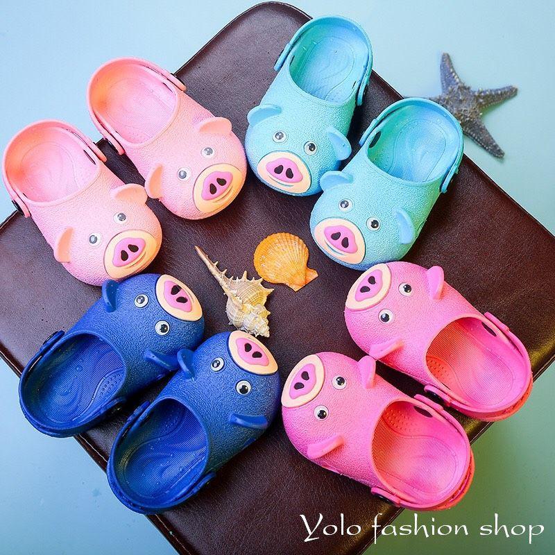 SUN4_Dép sục heo dễ thương siêu mềm êm chân cho bé