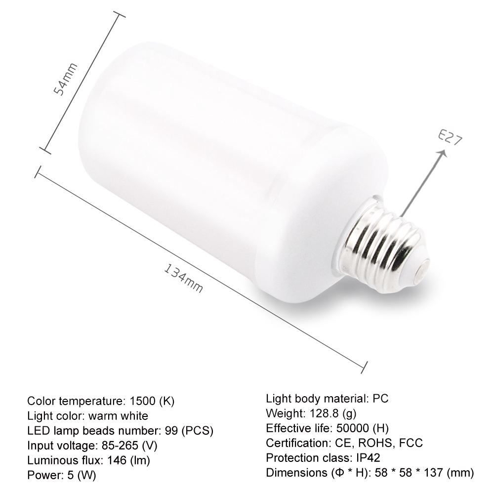Bóng đèn LED hình quả bắp phong cách vintage