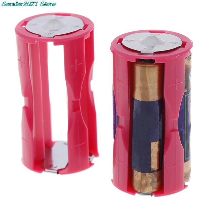 1 cái 4 AAA đến C Kích Thước Pin Song Song Chuyển Đổi Bộ Chuyển Đổi Giá Đỡ Trường Hợp Hộp Chuyển Đổi