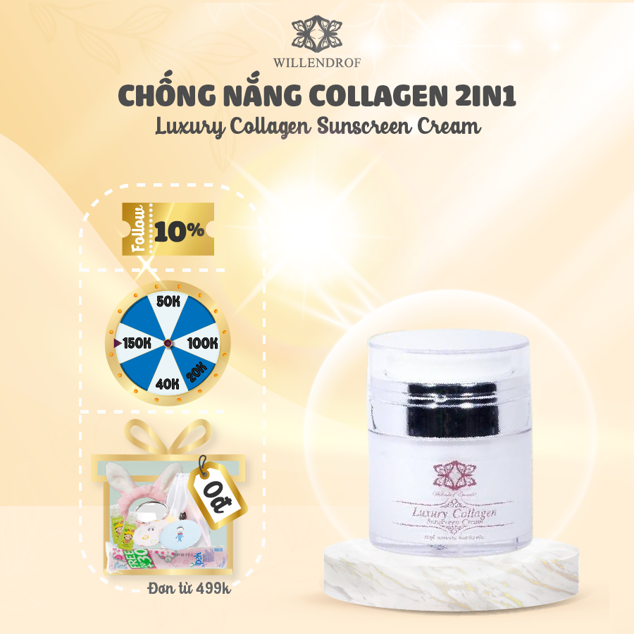 30GR KEM CHỐNG NẮNG CAO CẤP BỔ SUNG COLLAGEN 2 IN 1 [HÀNG CHÍNH HÃNG THÁI LAN]