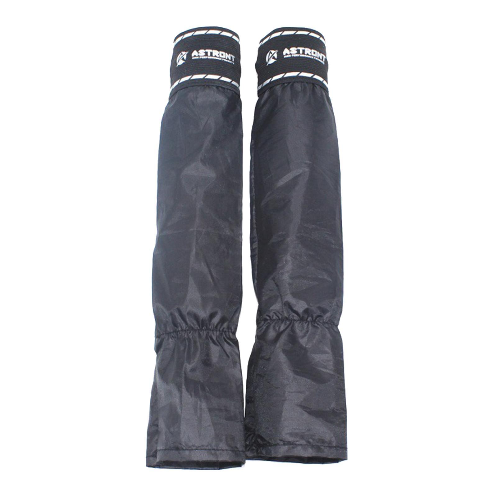 Universal Motorcycle Front Shock Absorber Dust Cover Wrap Boot Dust  Black