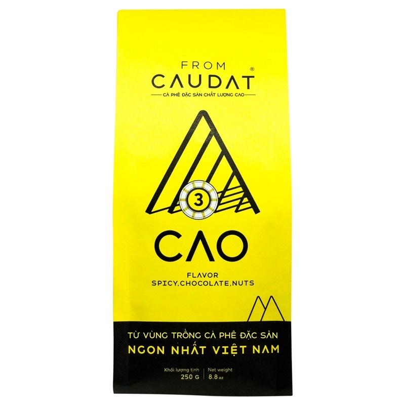 CÀ PHÊ HẠT CAO CẤP CAO3 BLEND ARABICA - ROBUSTA, gu nồng nàn tinh tế, phù hợp pha phin/máy/coldbrew