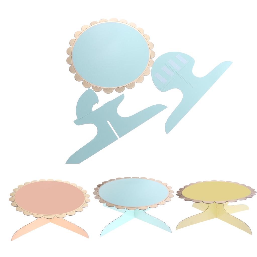 Wedding Party Paper Cupcake Stands Cake Rack Dessert Display Stand Pink