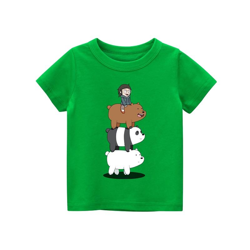 Áo thun trẻ em 3 CHÚ GẤU 8 màu áo, đầy đủ size có big size, MÀU KHÁC NHẮN TIN SHOP