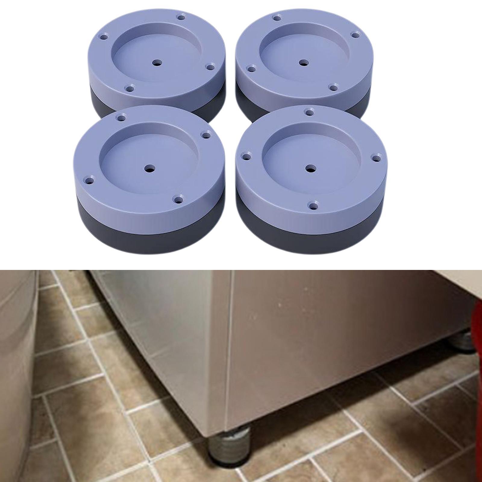 4x Washing Machine Shock Anti Vibration Feet Pads Washer Dryer Mat 1.5cm