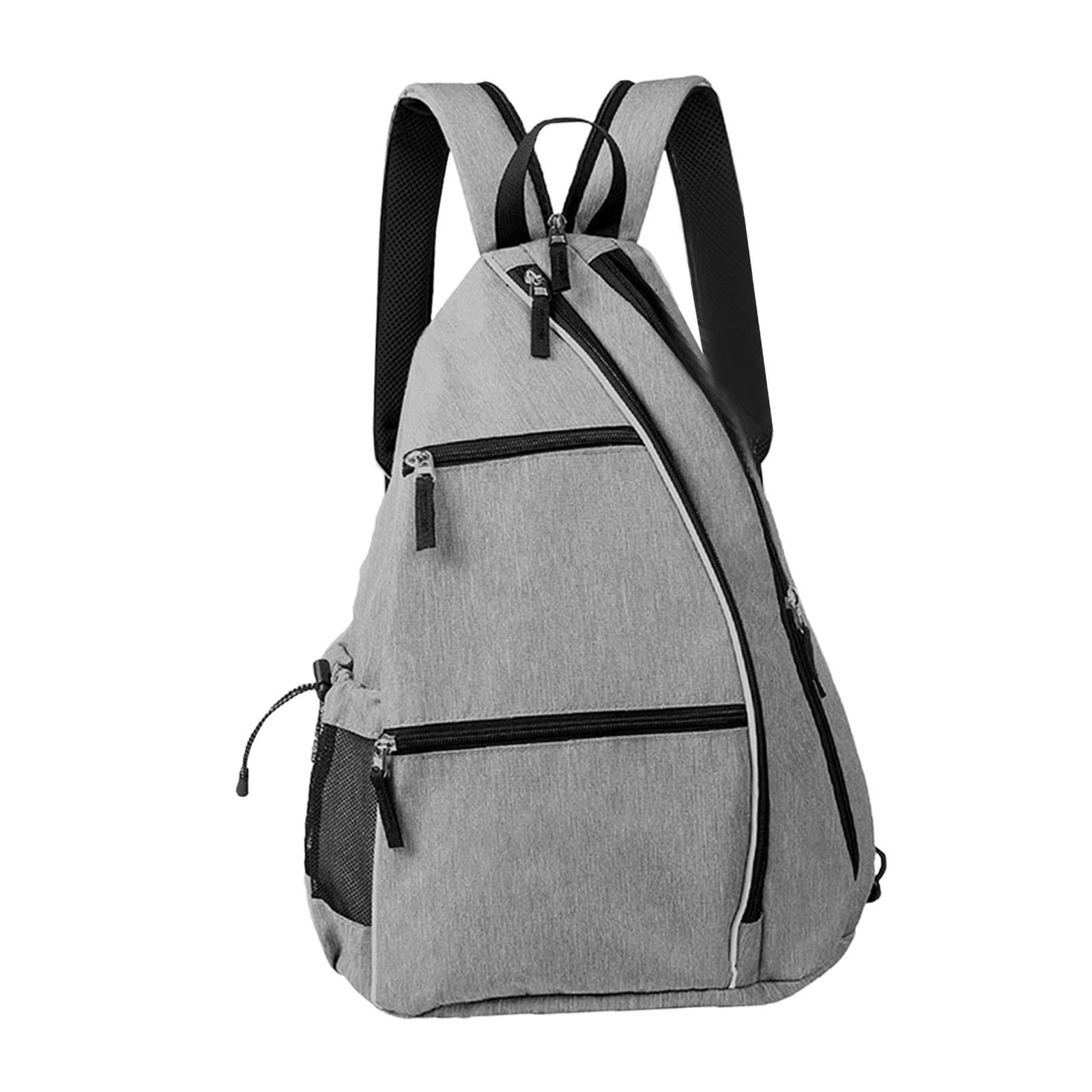 Pickleball Backpack, Pickleball Bag, Travel Pouch with Water Bottle Holder, Durable Lightweight Paddle Holder Carrying Bag for Women Men