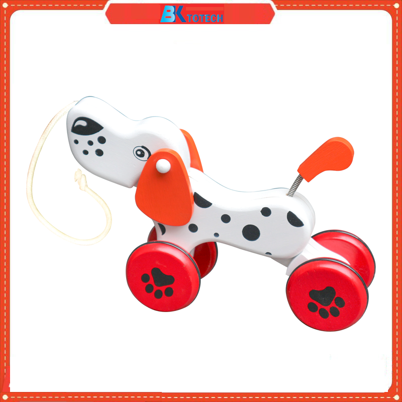 Đồ chơi mô hình cho bé, Chó Đốm Năng Động - Đồ chơi gỗ Winwintoys