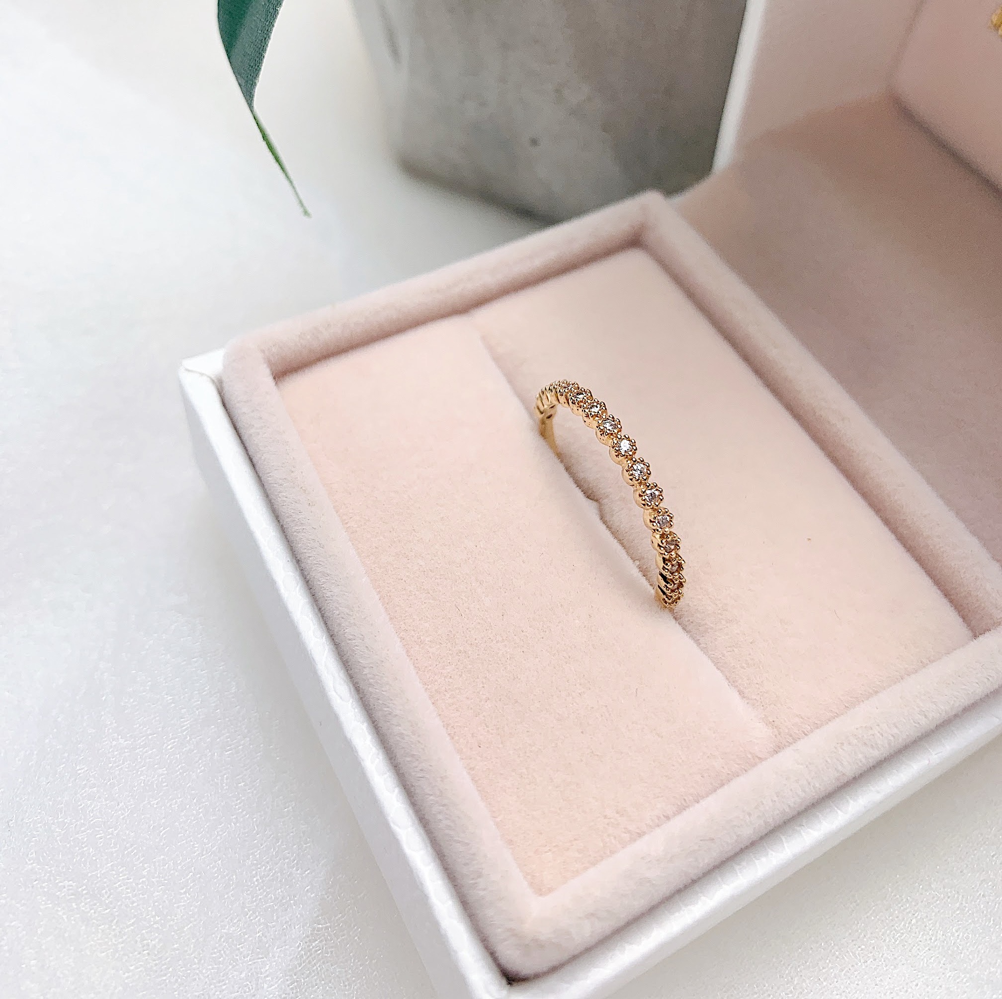 Nhẫn nữ vàng 10k Huy Thanh Jewelry NLF05 size 12